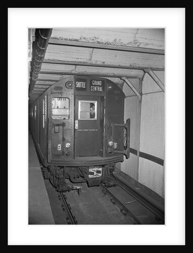Unmanned Subway Train in Tunnel by Anonymous