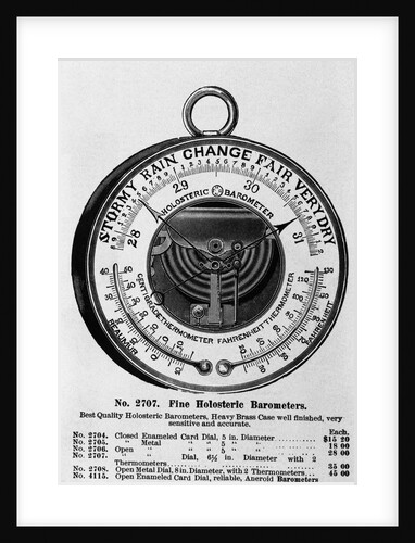 Fine Holosteric Barometer by Anonymous
