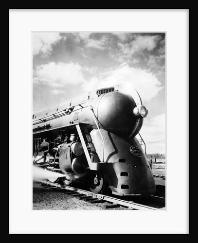 New York Central Streamlined Locomotive by Anonymous