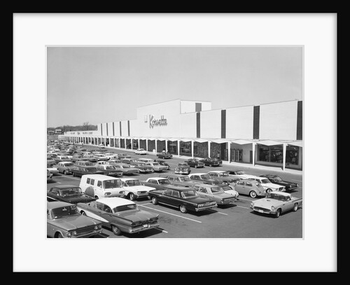 Parking Lot of Korvette Shopping Center by Anonymous