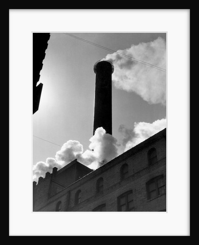 Smokestack Emitting Smoke by Anonymous