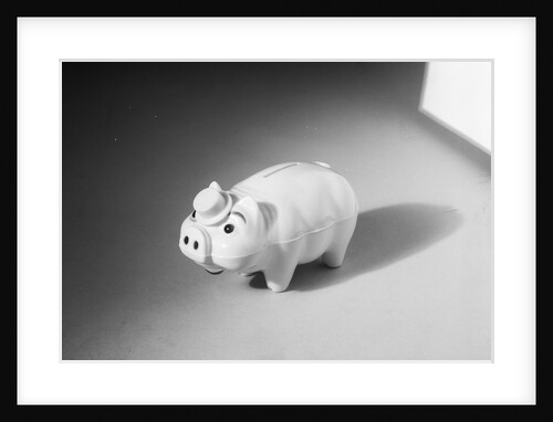 Close-Up of a Piggy Bank by Anonymous