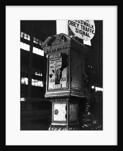 Fire Alarm On Street Corner by Anonymous