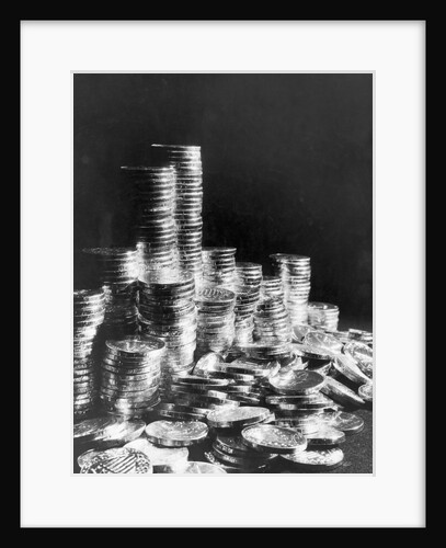 Stacks of Coins by Anonymous