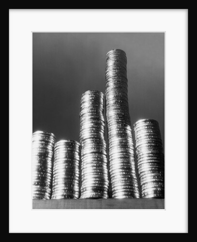 Stacks of Coins by Anonymous