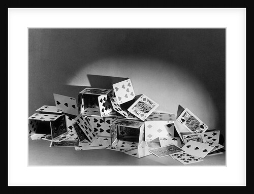 Tumbled House Of Cards by Anonymous