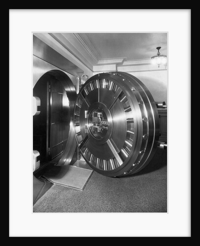 Open Bank Vault Door by Anonymous
