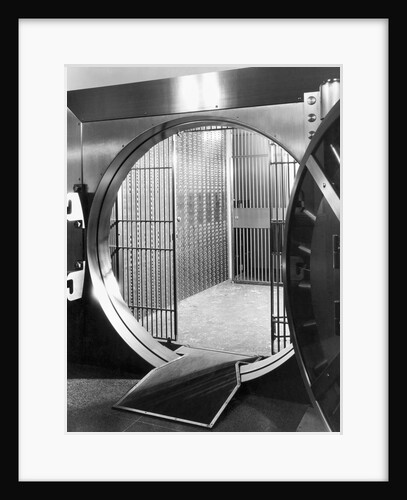 Open Bank Vault Door by Anonymous
