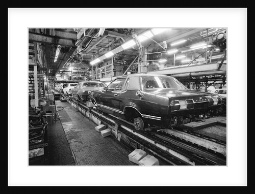 Cars Abandoned on Assembly Line by Anonymous