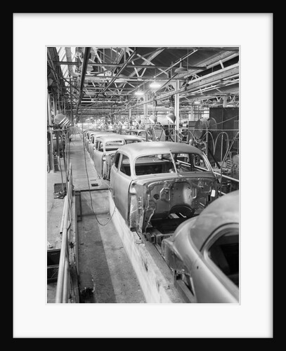Empty Assembly Line at Auto Body Plant by Anonymous