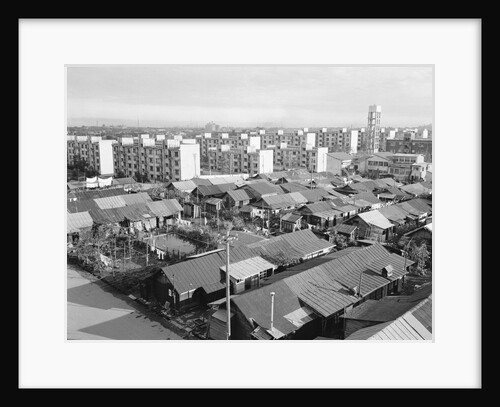 Apartment Buildings and Wooden Shacks by Anonymous