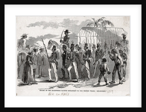 Illus/Emperor Faustin Escorted Thru Town by Anonymous