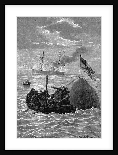 Illustration Of Moon Capsule Rescue by Anonymous