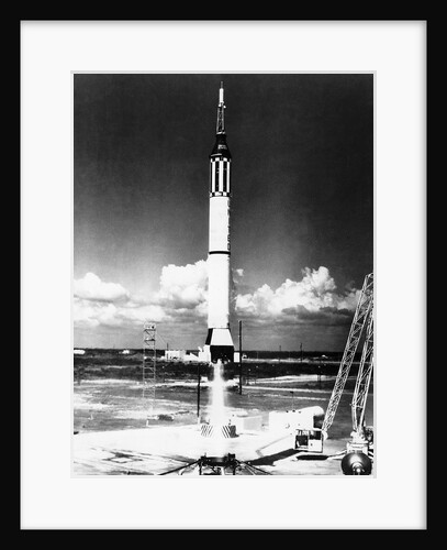 Mercury Redstone III Rocket Launching by Anonymous