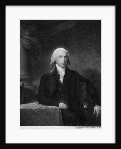 James Madison Seated At Table/Illustrati by Anonymous