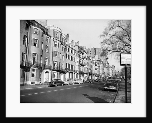 Homes on Beacon Street by Anonymous