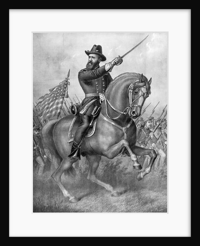 Benjamin Harrison Riding Horse/Civil War by Anonymous