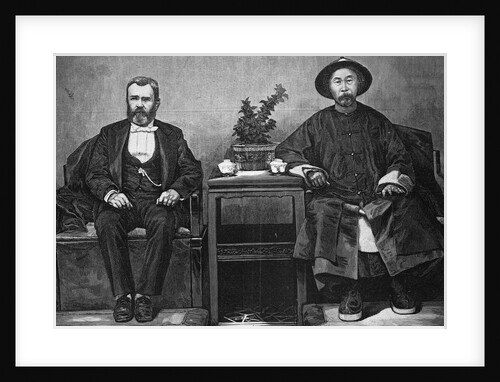General Grant Seated with Li Hung Chang by Anonymous