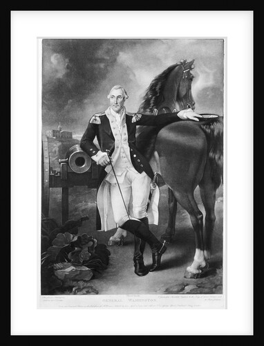 General George Washington W/Horse/Painti by Anonymous