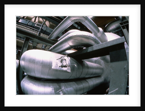 Pipes Feed Water To Nuclear Reactor by Anonymous