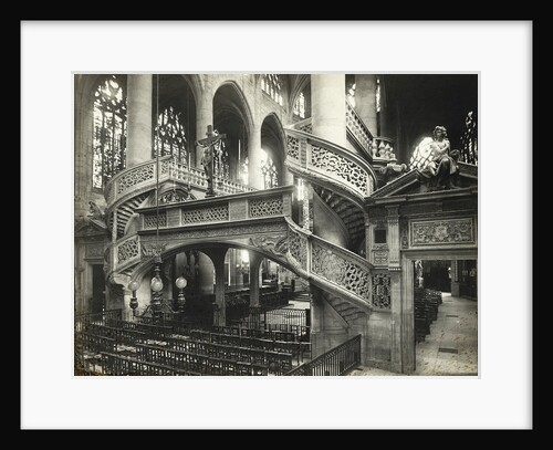 Interior Of Gothic Cathedral by Anonymous