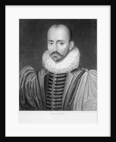 Portrait of Michel de Montaigne by Charles Edward Wagstaff