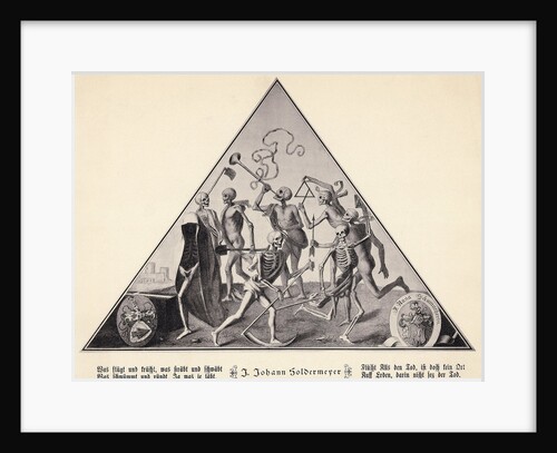 Dance Of Death Engraving by Anonymous
