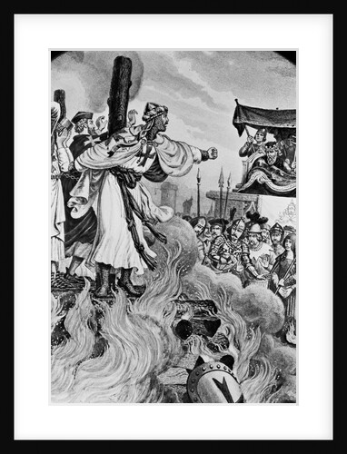 Knights Templar Being Burned At Stake by Anonymous