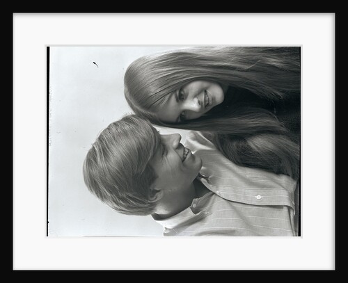 Portrait Of Young Teenaged Couple by Anonymous