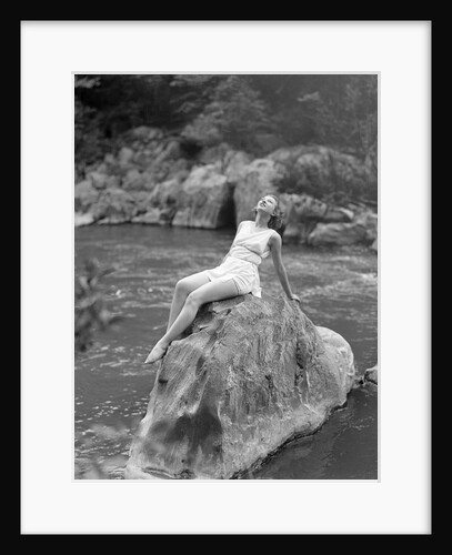 Woman in Bathing Costume by Anonymous