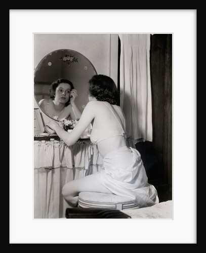 Woman Seated at Vanity by Anonymous