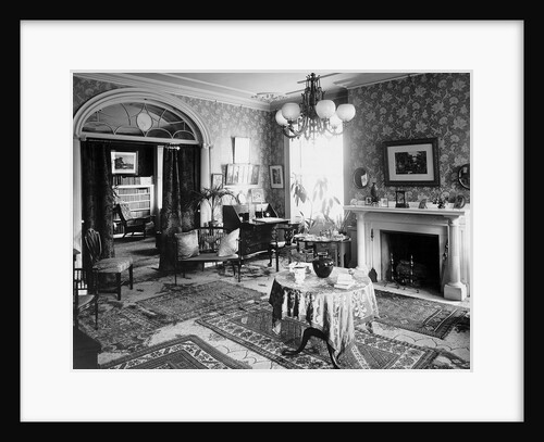 Interior Of Turn Of Century Living Room by Anonymous