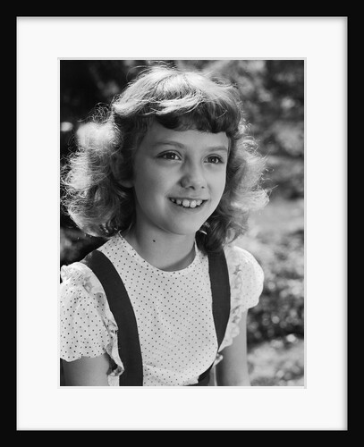 Girl Smiling by Anonymous