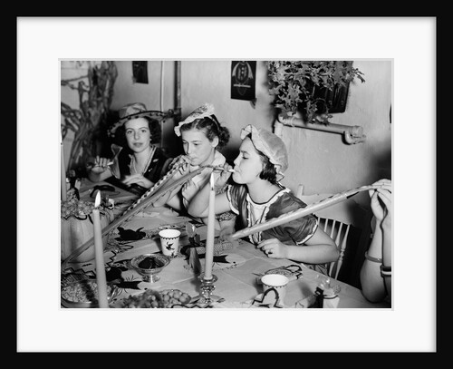 Girls at Halloween Party by Anonymous