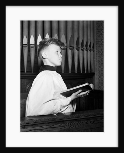 Choir Boy Singing by Anonymous