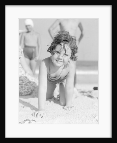 Girl at the Beach by Anonymous