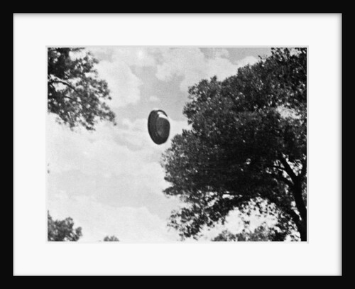 UFO Flying Low Over Tree Line by Anonymous