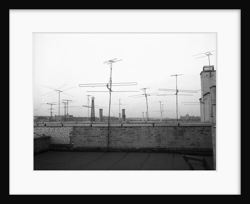 Antennas on New York Rooftops by Anonymous
