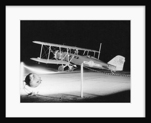 Passenger and Mail Plane Awaiting Departure by Anonymous