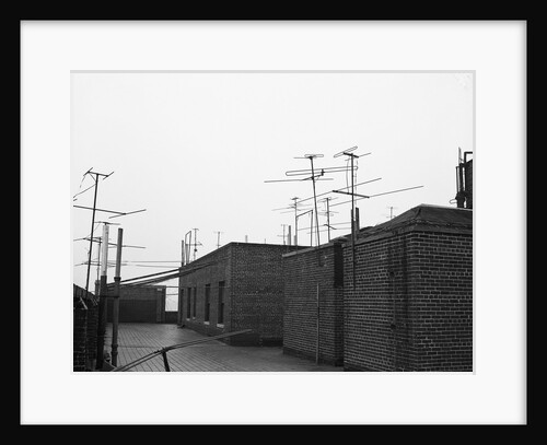 Antennas on Rooftop by Anonymous