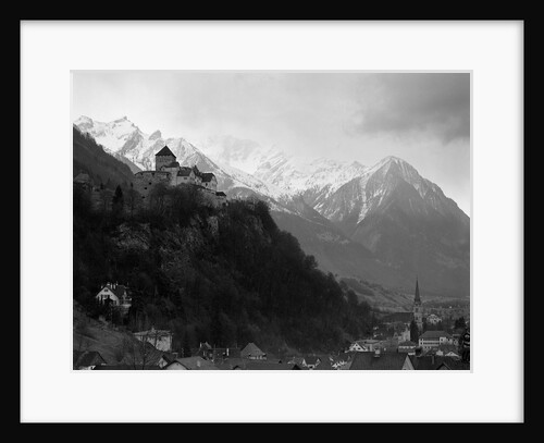 Moutains and Houses Below Them by Anonymous