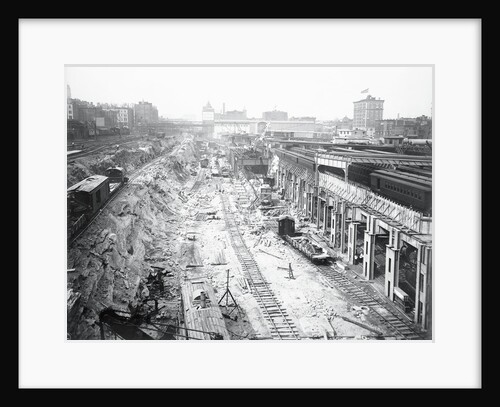 Construction of Grand Central Station by Anonymous