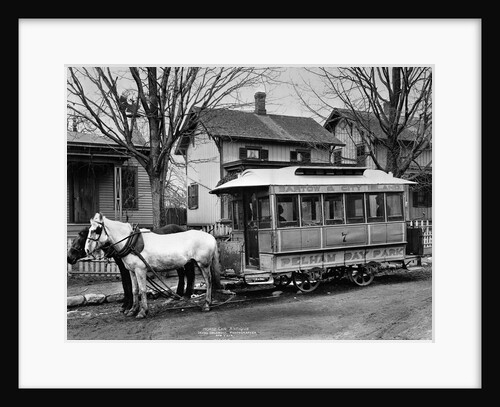 Horse-Drawn Streetcar In The Bronx by Anonymous