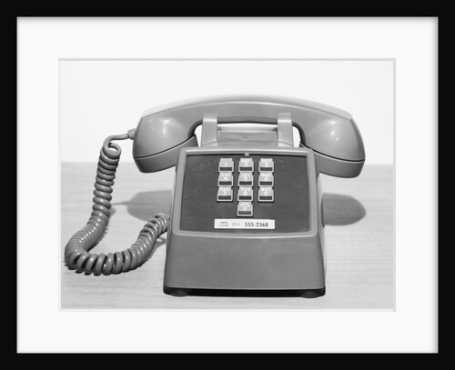 Picture Of A Standard Telephone by Anonymous