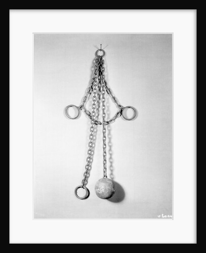 Ball And Chain Leg Irons by Anonymous