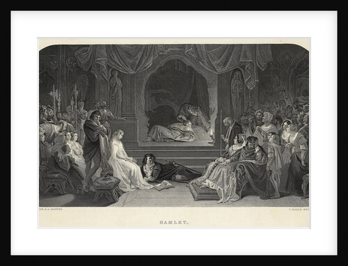 Engraving Of A Scene From "Hamlet" by Anonymous