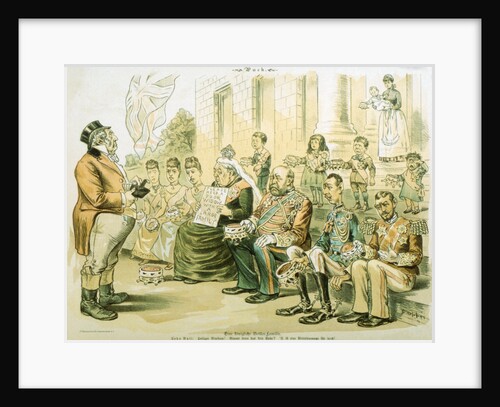 Political Cartoon of Queen Victoria Panhandling by Anonymous