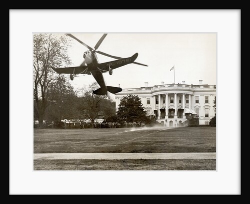 Autogiro Takes Off at White House by Anonymous