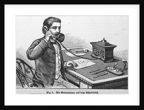 Early Office Telephone Use by Anonymous