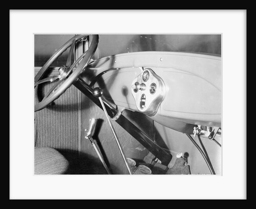 Interior of 1928 Ford Automobile by Anonymous